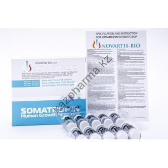 Гормон Роста Novartis Bio Somatropin 10 флаконов по 10 ед - Есик