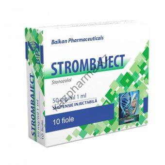 Станозолол, Винстрол Balkan Strombaject aqua 10 ампул по 1мл (1амп 50 мг) - Есик