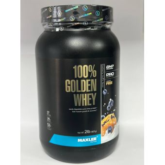 Протеин Maxler 100% Golden Whey 2 Ibs 908 грамм (27 порц) Есик
