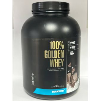 Протеин Maxler 100% Golden Whey 5 Ibs 2270 грамм (68 порц) Есик