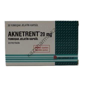 Роаккутан Aknetrent 30 таблеток (1 таб 20 мг) Есик