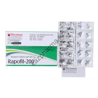 Модафинил Rapofil 200 10 таблеток (1таб/200 мг) - Есик