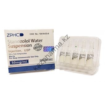 Винстрол ZPHC (Stanozolol Suspension) 10 ампул по 1мл (1амп 50 мг) - Есик